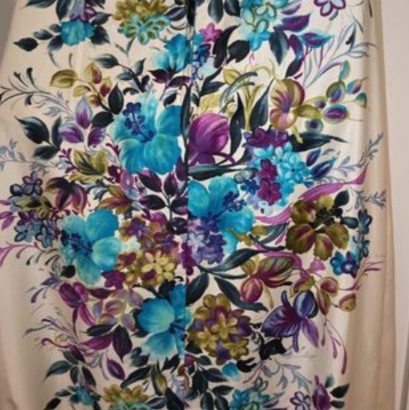 Vintage Hawaiian Casuals Gown by Stan Hicks Vintage Size 14 / Modern Size 8 - Picture 8 of 10